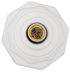 Plafon Completo Decorativo para Lâmpada/Globo Octagonal E-27 - Lumina Lux